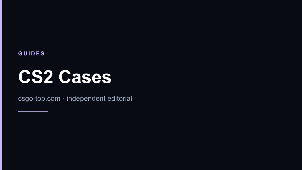 CS2 case rotation — editorial cover