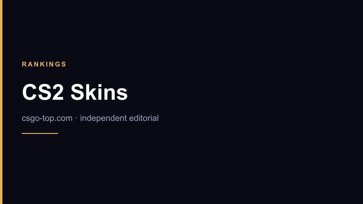 CS2 skin rankings — AK-47 editorial cover