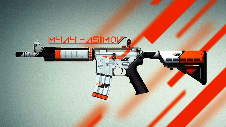 Asiimov skin for M4A4