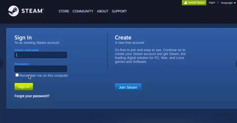 Create a Steam Account