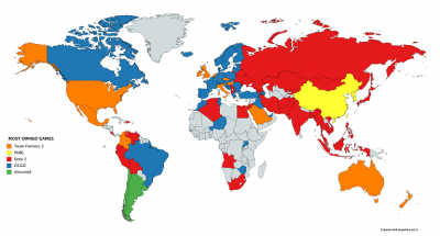 In which countries is CSGO most popular? CS GO popularity by country ...