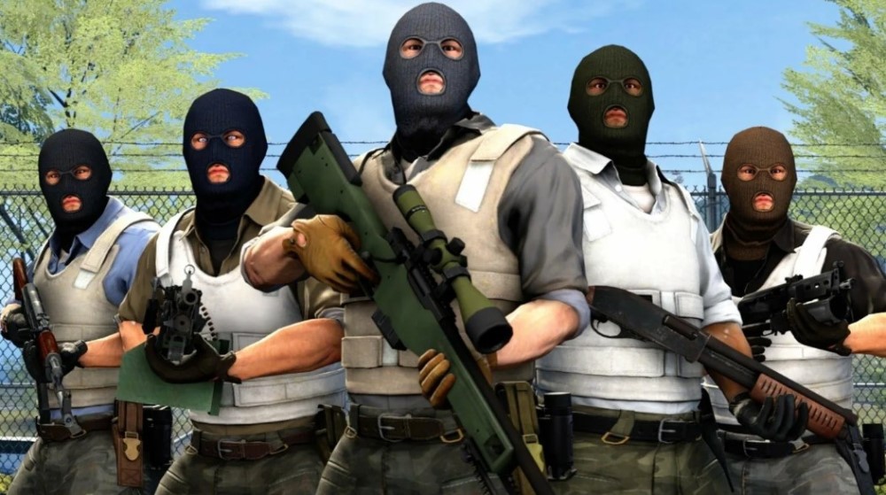 Playing as a terrorist in CS:GO