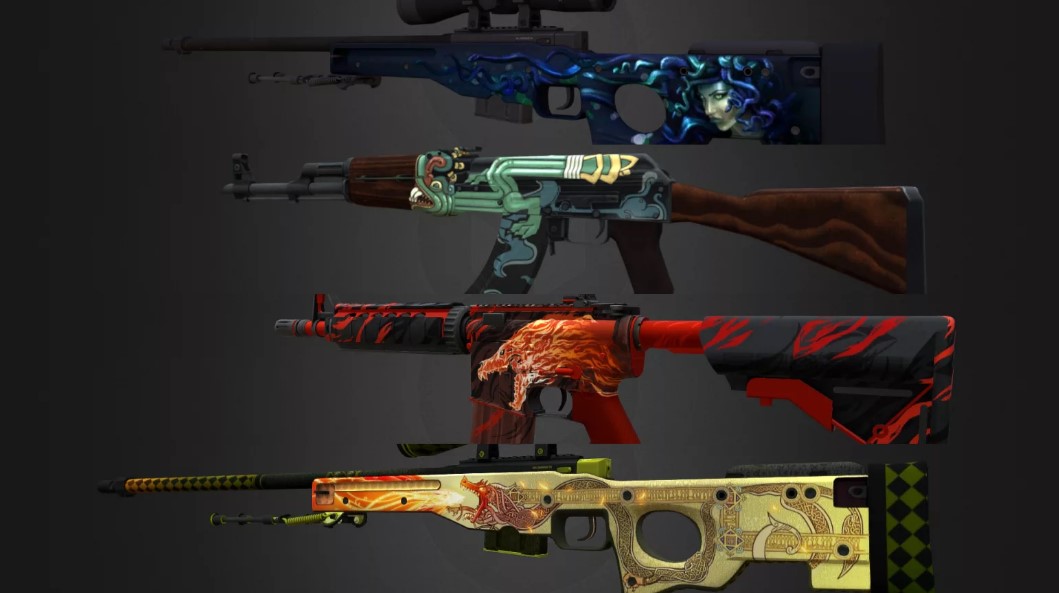 Skins appeared in the game CS:GO